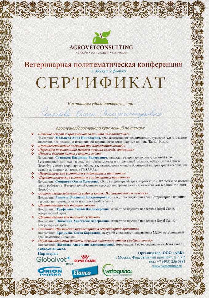 сертификат Соколова О.В.